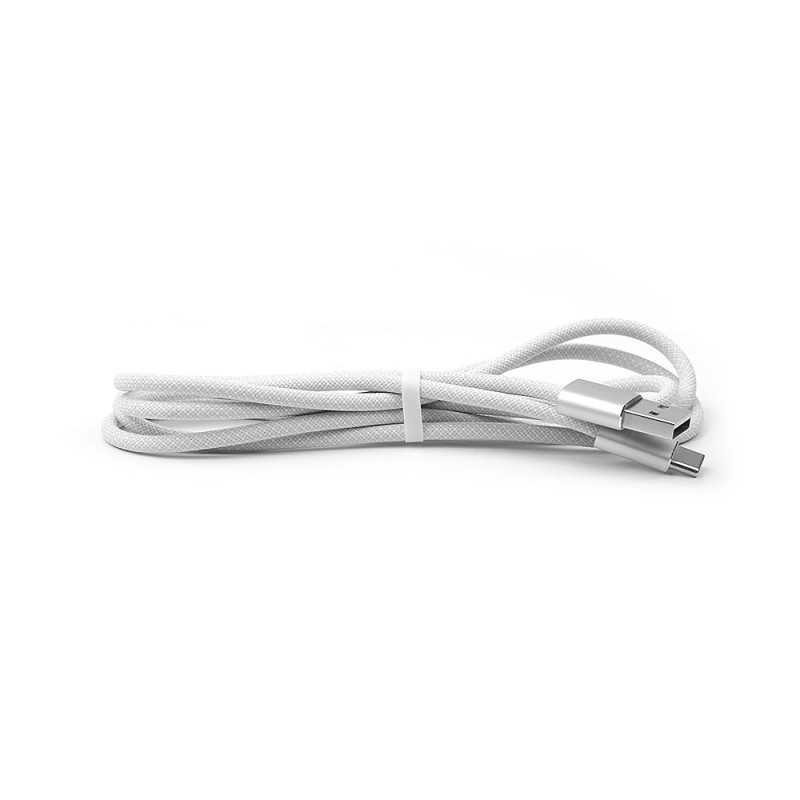 NCC Cavo di Ricarica da USB-A a USB-C 22.5W Intrecciato XC-0114 | 1.2M Bianco NCC Cavo di Ricarica da USB-A a USB-C 22.5W Intrecciato XC-0114 | 1.2M Bianco