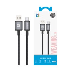 NCC Cable SC Series XC-0705 USB-A TO MICRO USB 18W Braided & Aluminium Case | 1.2M Dark Grey 