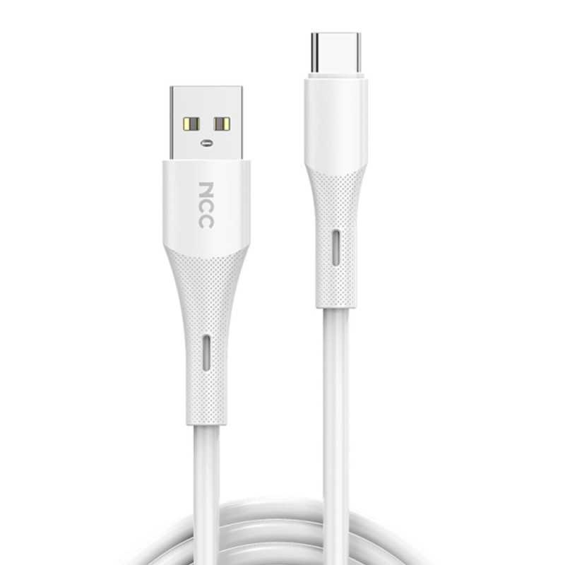 NCC Cavo di Ricarica da USB-A a USB-C 20W in Silicone D122AC | 1.2M Bianco NCC Cavo di Ricarica da USB-A a USB-C 20W in Silicone D122AC | 1.2M Bianco