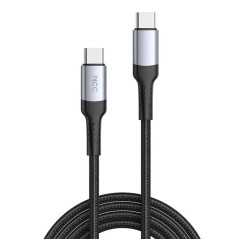 NCC Data Cable D121CC USB-C to USB-C 60W Braided thread + Aluminum Shell | 1.2M Black