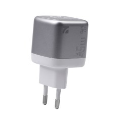 NCC CaricaBatterie da Rete 45W Charger GaN USB A USB C Fast CD 0204EU L