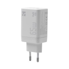 NCC CaricaBatterie da Rete 65W Charger USB-A+C+C | Bianco C101-065-EU 