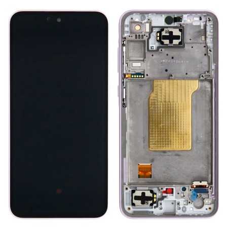 Samsung SERVICE PACK Display LCD ORIGINALE + Frame Per Galaxy A35 5G 2024 A356 | Lavender Lilac (ASMBLD)