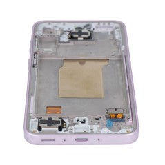 Samsung SERVICE PACK Display LCD ORIGINALE + Frame Per Galaxy A35 5G 2024 A356 | Lavender Lilac (ASMBLD)