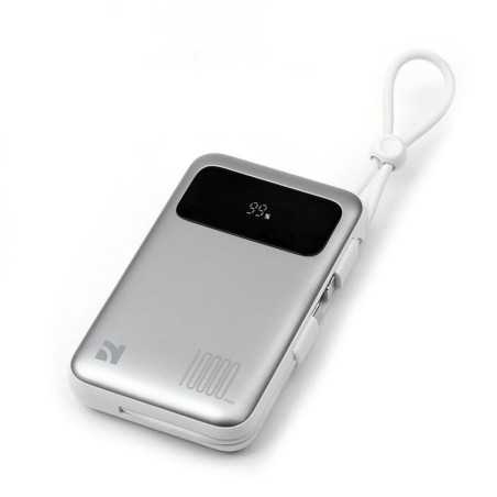 NCC Power Bank 10000mAh Caricabatterie Portatile 22.5W Own Line | Light Grey AS-169 