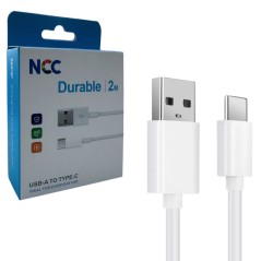 NCC Cavo di Ricarica da USB A a USB C 20W in PVC Ultra Resistente D212AC 