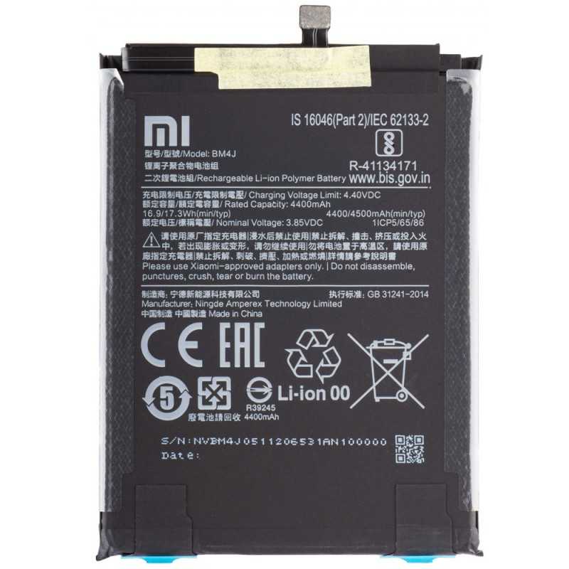  Xiaomi Service Pack Batteria BM4J per Redmi Note 8 Pro 4500mAh