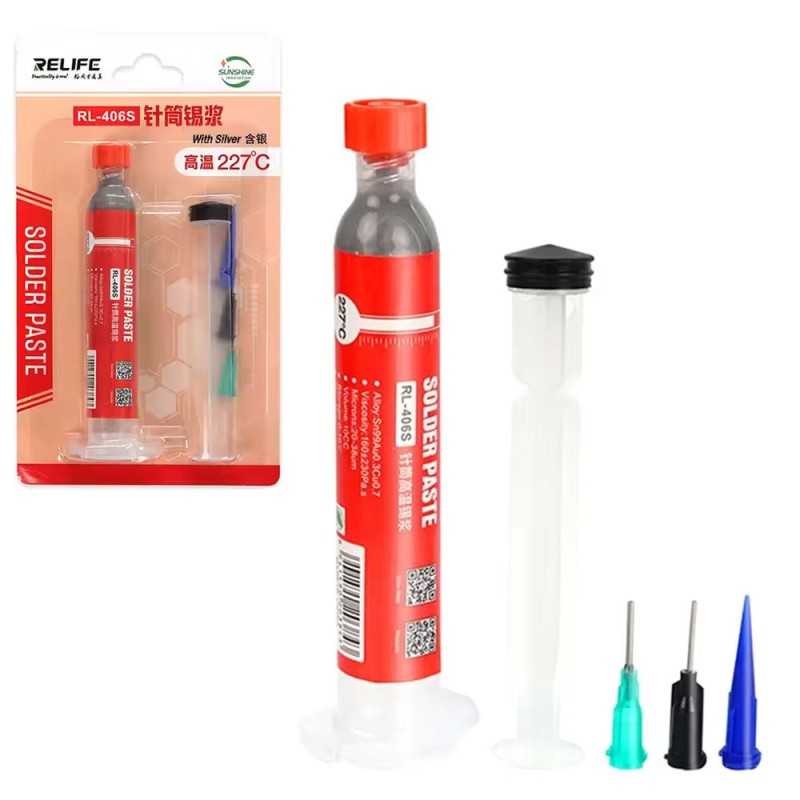 RELIFE RL-406S Soldering Paste 227° C RELIFE RL-406S Soldering Paste 227° C