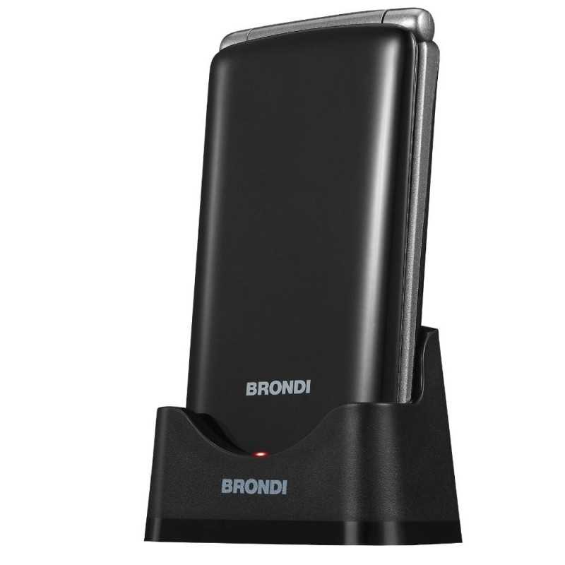 BRONDI AMICO SINCERO+ Senior Mobile Phone with SOS Button, Remote Control and Large Backlit Keys BRONDI AMICO SINCERO+ Senior Mobile Phone with SOS Button, Remote Control and Large Backlit Keys