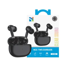 NCC Bluetooth Earbuds LY-0201 TWS Clear Sound Black