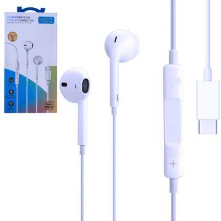 NCC EarPods E11-C Earphones with Remote and Microphone (USB-C Connector)