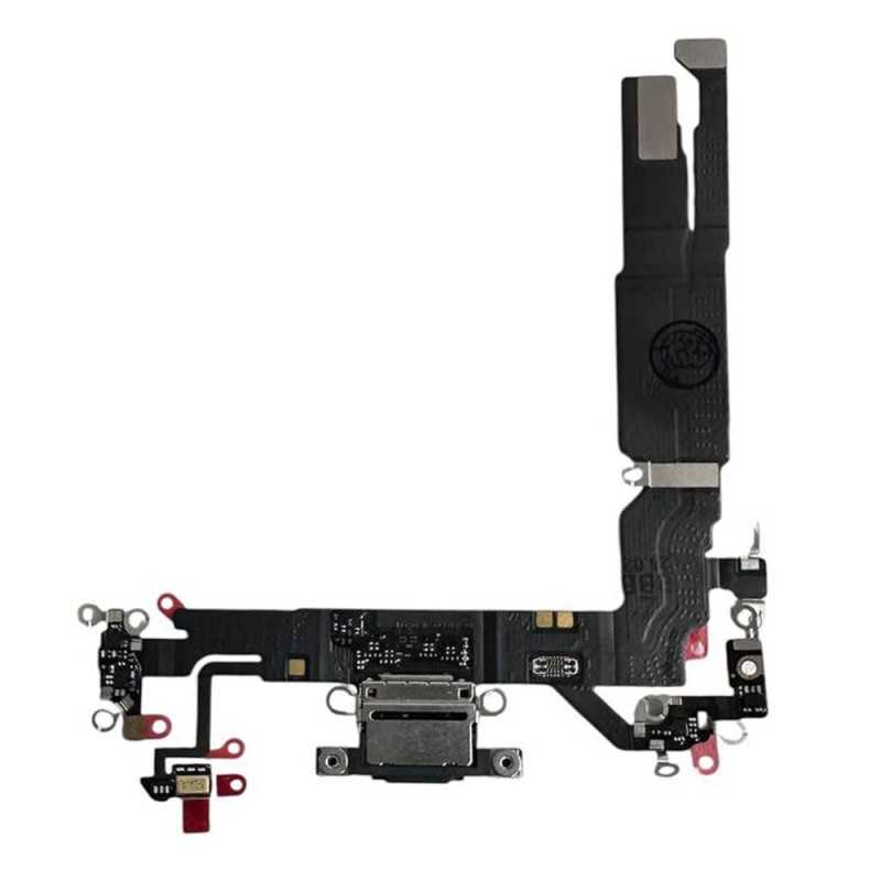 Charging Dock Connector USB-C for iPhone 17 A3520 A3258 A3519 A3521 – OEM Equivalent – Black Charging Dock Connector USB-C for iPhone 17 A3520 A3258 A3519 A3521 – OEM Equivalent – Black