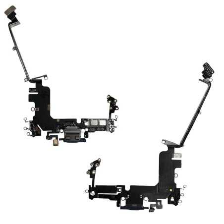 Charging Dock Connector USB-C for iPhone 17 Pro A3256 A3523 A3522 A3524 – OEM Equivalent – Black