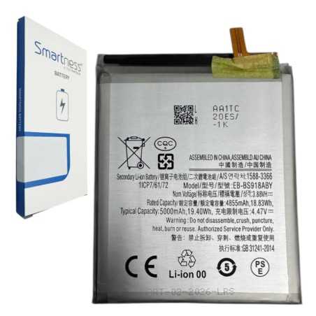 Batteria Compatibile per Samsung Galaxy S23 Ultra EB BS918ABY 4855mAh