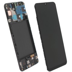 Samsung SERVICE PACK Display LCD ORIGINALE + Frame Per Galaxy A305 A30 2019 | Nero (REFURBISHED)