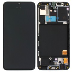 Samsung SERVICE PACK Display LCD ORIGINALE + Frame Per Galaxy A405 A40 | Nero (REFURBISHED)