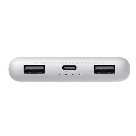 Xiaomi Power Bank 10000mAh 22.5W Lite Fast Charging PD QC3+ USB-C and 2×USB-A Compact and Lightweight – White
