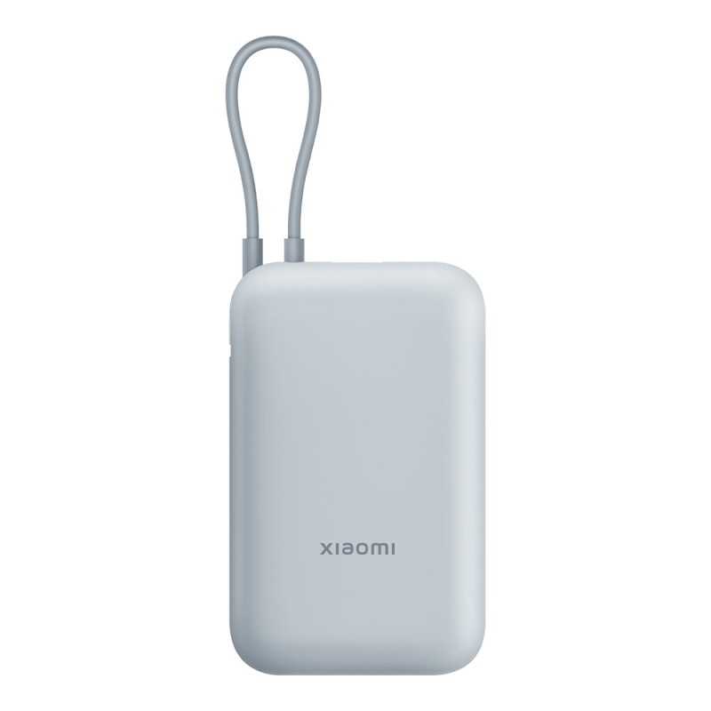 Xiaomi Power Bank 10000mAh 22.5W with Integrated USB-C Cable Compact PD Fast Charging – Ice Blue