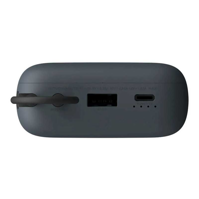 Xiaomi Power Bank 20000mAh 22.5W with Integrated USB-C Cable Fast Charging PD 3 Ports Air Travel – Dark Grey Xiaomi Power Bank 20000mAh 22.5W with Integrated USB-C Cable Fast Charging PD 3 Ports Air Travel – Dark Grey