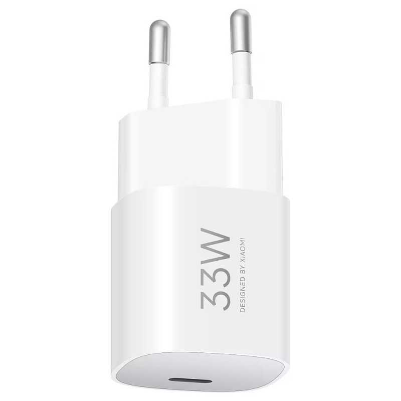 Xiaomi 33W Nano Power Adapter USB-C GaN Fast Charger PD QC PPS – BHR087LEU White