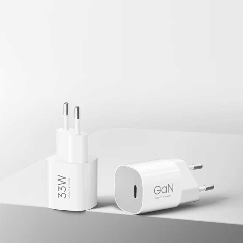 Xiaomi 33W Nano Power Adapter USB-C GaN Caricatore Rapido PD QC PPS – BHR087LEU Bianco