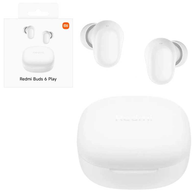 Xiaomi Redmi Buds 6 Play Auricolari Bluetooth 5.4 BHR8773GL | Bianco