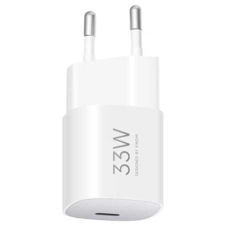 Xiaomi 33W Nano Power Adapter USB-C GaN Fast Charger PD QC PPS – BHR087LEU White