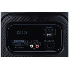 AUDIODESIGN PRO Partybox Speaker DJ208 Bluetooth Portatile Effetti Luce Cas