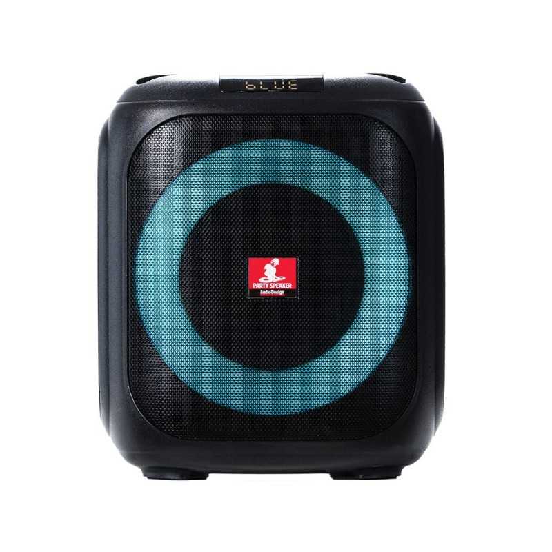 AUDIODESIGN PRO Partybox Speaker DJ107 Bluetooth Portatile Effetti Luce Cassa Altoparlante 