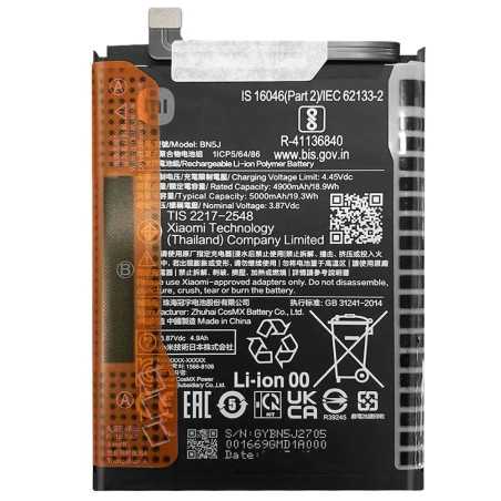 Xiaomi Service Pack Batteria BN5J Originale per Redmi Note 12 5G POCO X5
