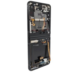 Samsung SERVICE PACK Display LCD ORIGINALE + Frame Per Galaxy Z Flip 3 5g F711 | Nero REFURBISHED