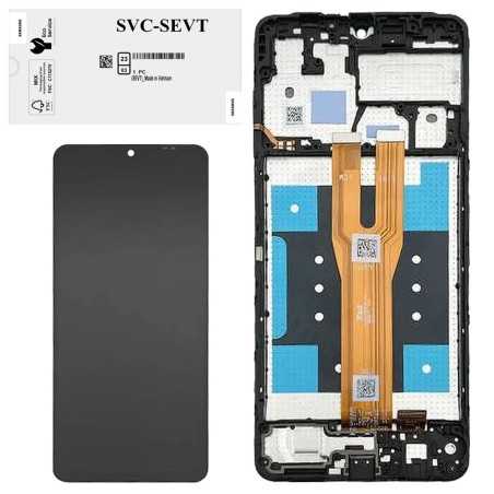 Samsung SERVICE PACK Display LCD ORIGINALE Frame Per Galaxy A06 2024 A065