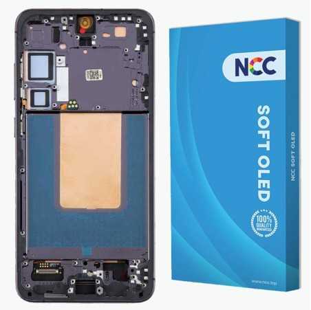 NCC Soft OLED Display Assembly with Frame for S24 Plus (S926) EU version Black 6.57 inch