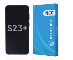 Screen for S23 Plus S916 NCC Soft OLED Assembly With Frame EU version Black 6.55 