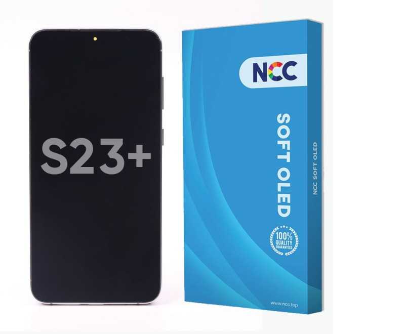 Display LCD NCC SOFT OLED + Frame Per Samsung Galaxy S23+ Plus S916 Display LCD NCC SOFT OLED + Frame Per Samsung Galaxy S23+ Plus S916