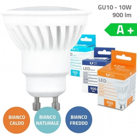 Buy Bundle up to 20pcs GU10 LED Bulbs 10W 900lm Natural Warm Cool White IP22 Ceramic online