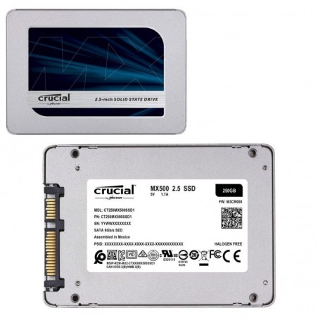 Crucial Crucial SSD Interno MX500 2,5" Memoria da 250GB for sale