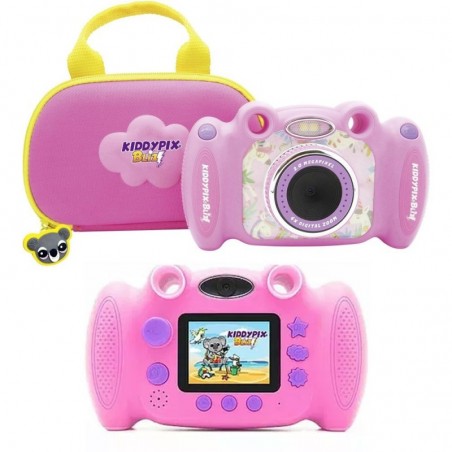 Easypix KiNDER KiddyPix Blizz Cam Compact Camera for Kids | Pink - Blue