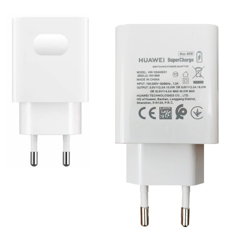 Huawei HW-100400E CP84 40W 4A SuperCharge Wall Charger White | Bulk
