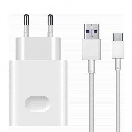 Huawei CaricaBatteria da Rete HW-100400E01 CP84 SuperCharge 40W + Cavo Type-C 