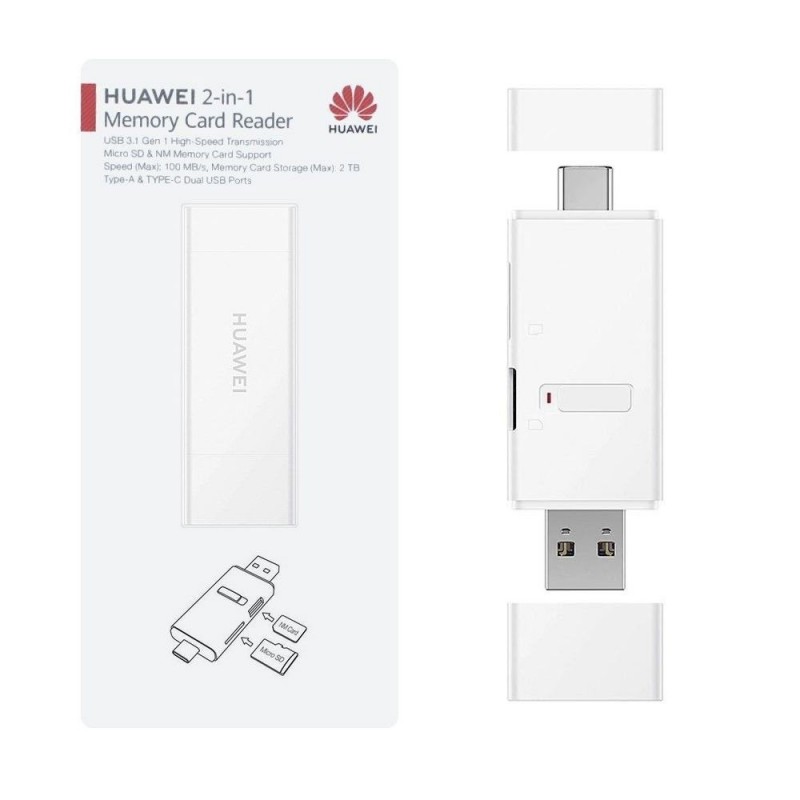 Huawei Card Reader with USB and Type-C ports