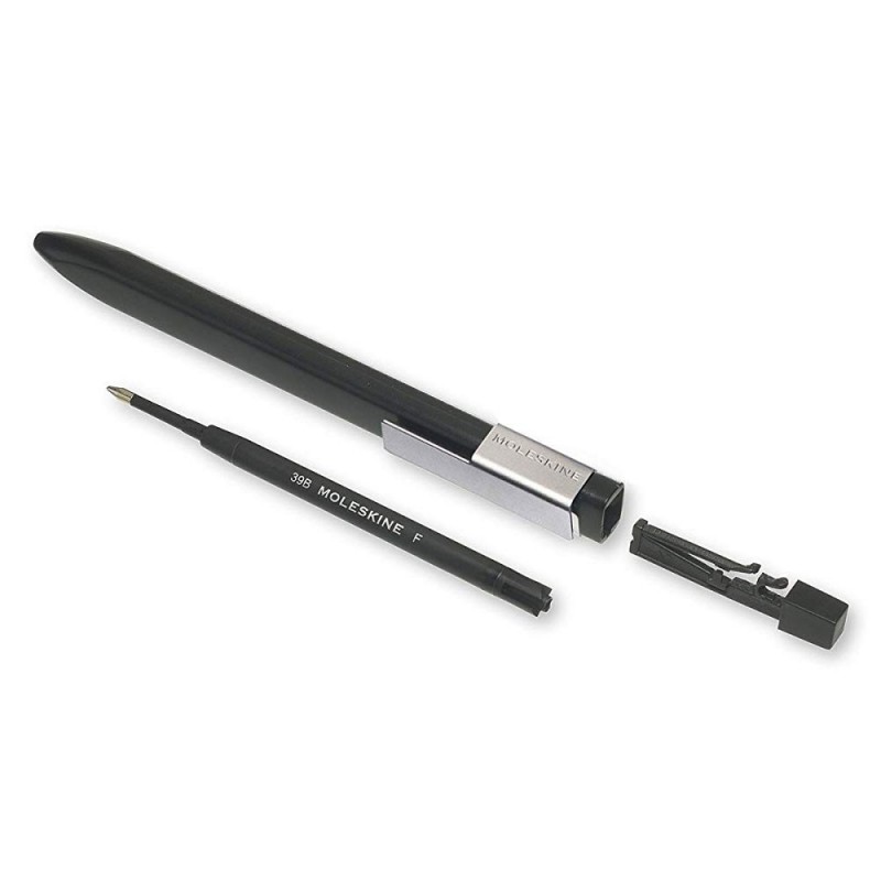  Moleskine Click Ballpoint Pen 1.0mm Refillable Black
