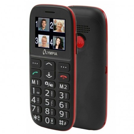 Olympia Olympia BEAUTIFUL Mobile Phone for Seniors Large Buttons - Date - Time |&nbsp;Black for sale