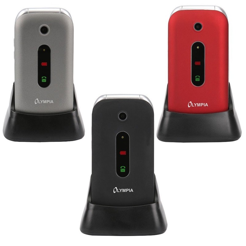 Olympia MIRA Cellulare Compatto GSM Quad Band standard Doppio Display Telefono Con Fotocamera Olympia MIRA Cellulare Compatto GSM Quad Band standard Doppio Display Telefono Con Fotocamera