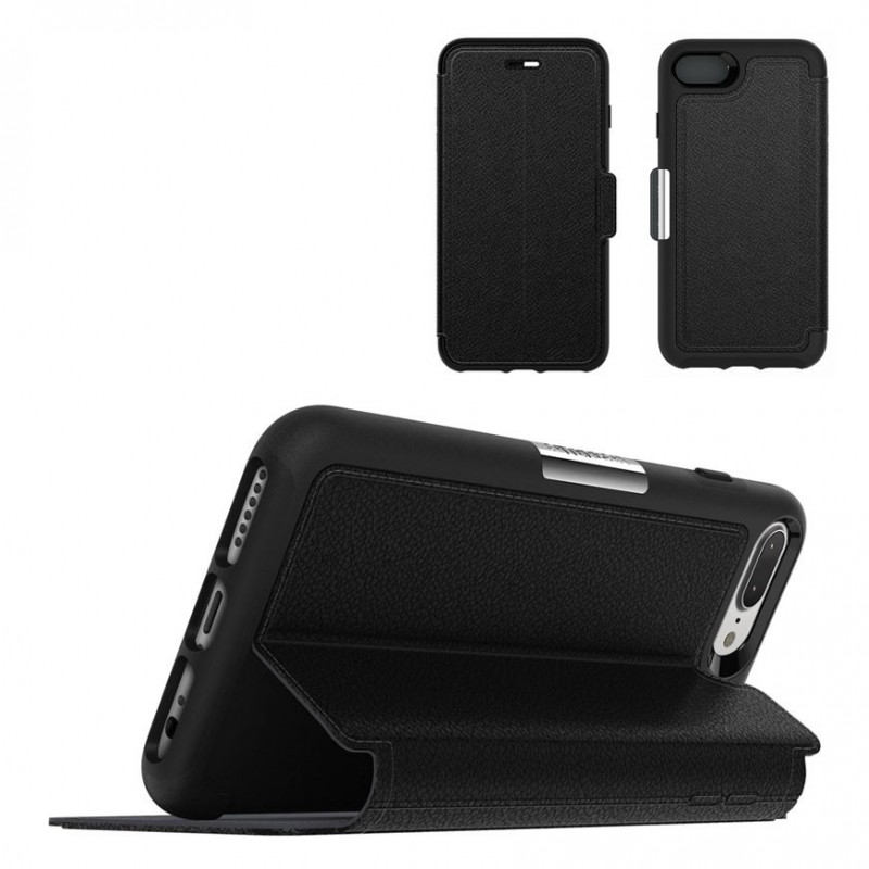Otterbox 77-53978 Strada Series Case for iPhone 7 Plus, 8 Plus Black