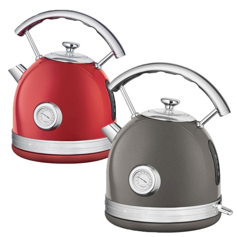 ProfiCook Vintage Kettle Capacity up to 1.7L PC-WKS1192 Solid Metal Case and Stainless Steel Lid