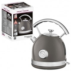 ProfiCook Vintage Kettle Capacity up to 1.7L PC-WKS1192 Solid Metal Case and Stainless Steel Lid