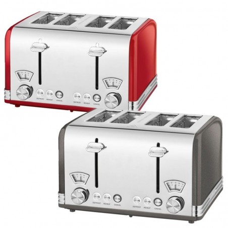 Compra ProfiCook Tostapane Fino a 4 Fette Vintage Slice Toaster PC-TA1194 1630W online