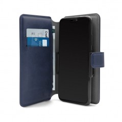 Puro Custodia Booklet Universale UNIWALLET4 | Blu