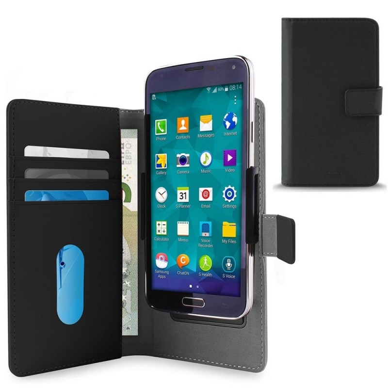 Puro UNIWALLET4 Universal Booklet Case | Black